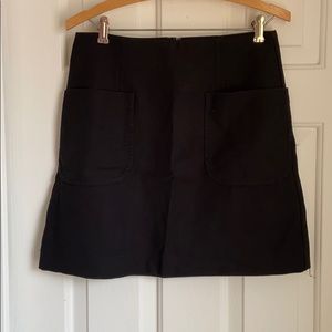 Loft Black Mini Skirt
